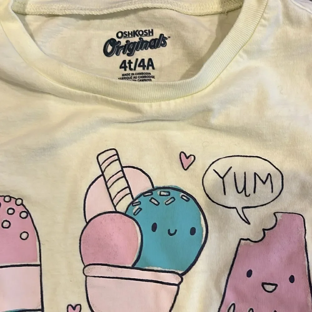 Cute ice cream tee